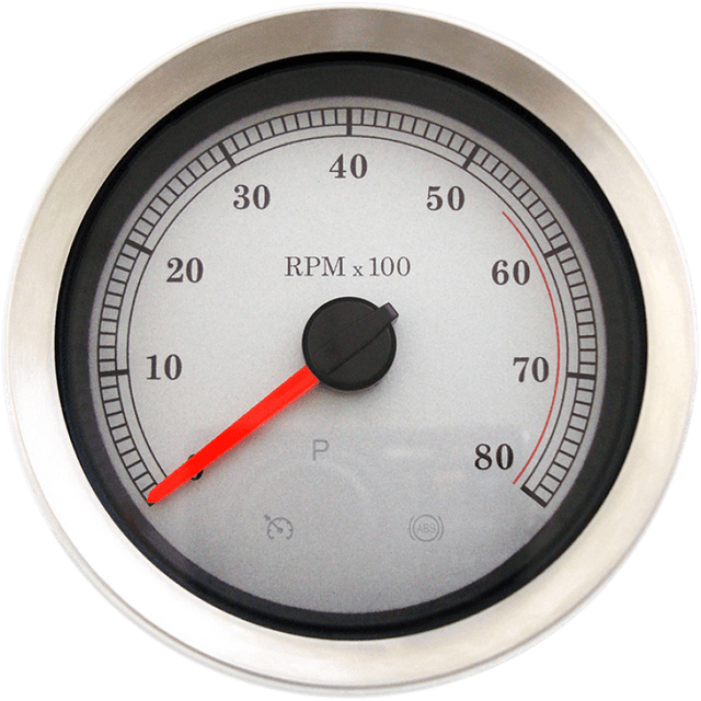 DRAG SPECIALTIES TACHOMETER SLVR 04 (83114S) - DRIVEN Canada's Powersports 83114S