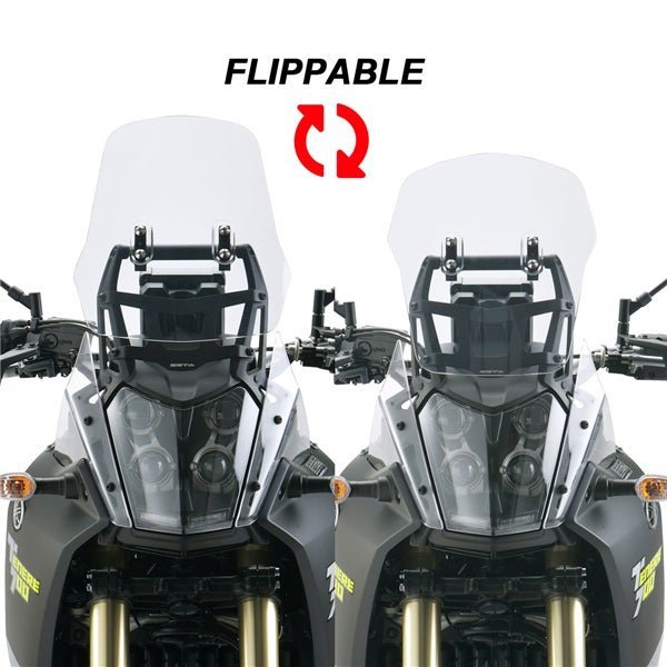 DRC/ZETA/UNIT WINDSHIELD ADV YAM DRCZETA (ZE70 - 1421) - DRIVEN Canada's Powersports 4547836381645ZE70 - 1421