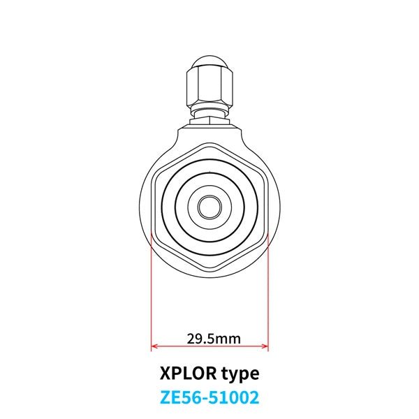 DRC/ZETA/UNIT GAS VALVE RR SUSPENSION WP XPLOR (ZE56 - 51002) - DRIVEN Canada's Powersports 4547836532856ZE56 - 51002