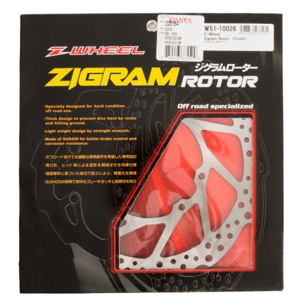 DRC/ZETA/UNIT STANDARD ZIGRAM BRAKE ROTOR (W51 - 10026) - DRIVEN Canada's Powersports 4547836238161W51 - 10026