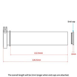 DRC/ZETA/UNIT THROTTLE TUBE ALU STD YAM (ZE45 - 7014) - DRIVEN Canada's Powersports 4547836549250ZE45 - 7014