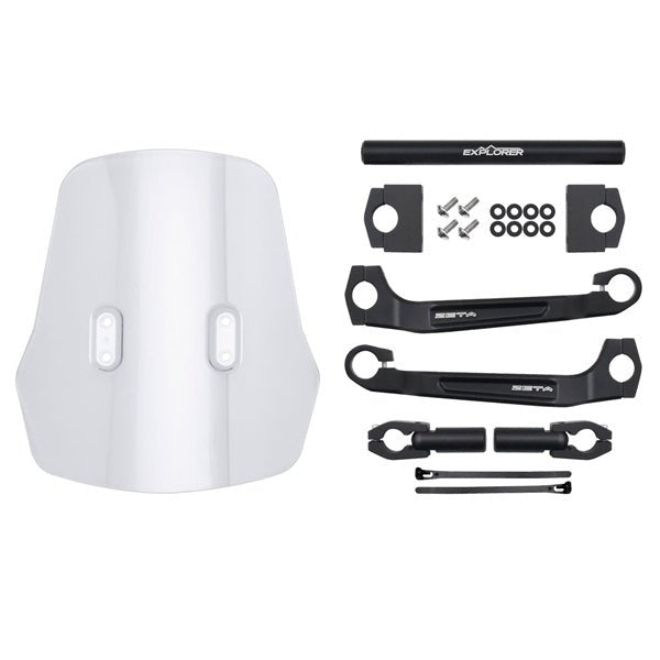 DRC/ZETA/UNIT WINDSHIELD EXPLORER STD UNIV DRC/ZETA (ZE70 - 5001) - DRIVEN Canada's Powersports 4547836474200ZE70 - 5001