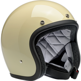 BILTWELL HELMET BONANZA Vintage White 3/4 Right - Driven Powersports