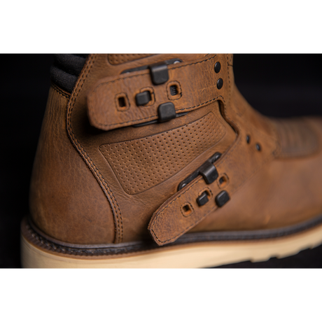 ICON BOOT ELSINORE2 CE Brown Detail - Driven Powersports