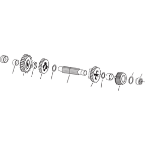 EASTERN MOTORCYCLE PARTS 55 - 84 1ST GEAR THUST WASHER (SET) - DRIVEN Canada's Powersports DS 194187