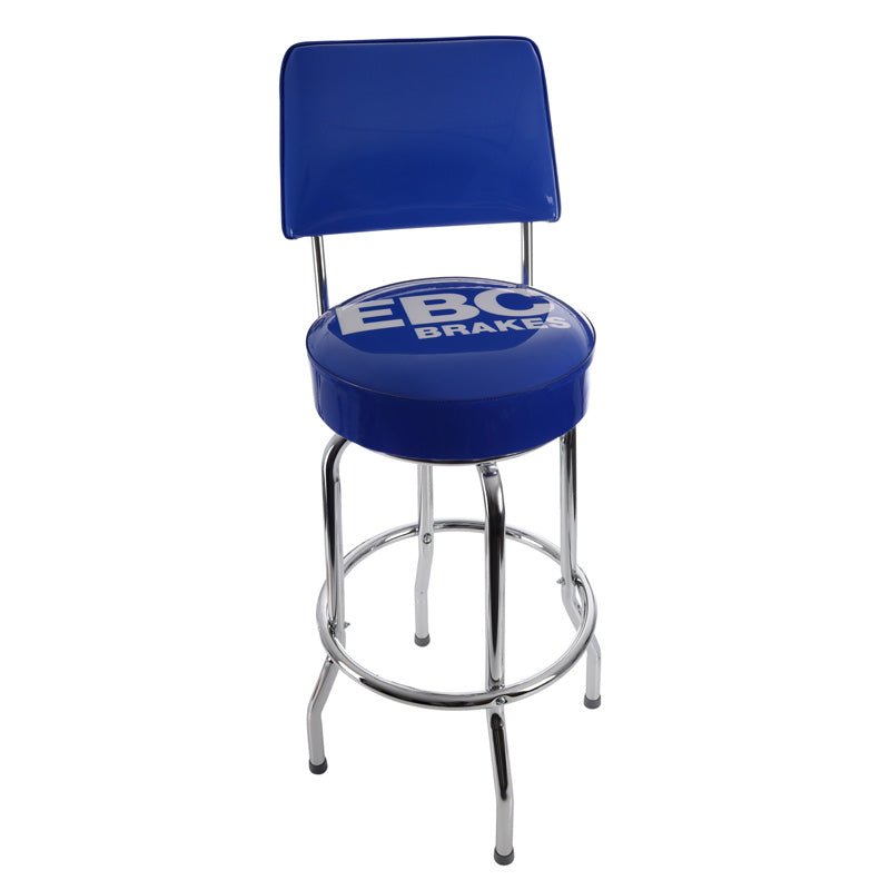 EBC BLUE BAR STOOLS W/WHITE LOGO - DRIVEN Canada's Powersports 01099510995