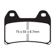 EBC BRAKE PADS EPFA SERIES EPFA244HH - DRIVEN Canada's Powersports 840655057529EPFA244HH