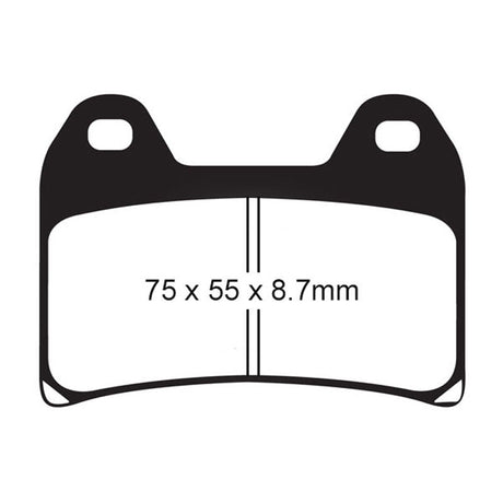 EBC BRAKE PADS EPFA SERIES EPFA244HH - DRIVEN Canada's Powersports 840655057529EPFA244HH