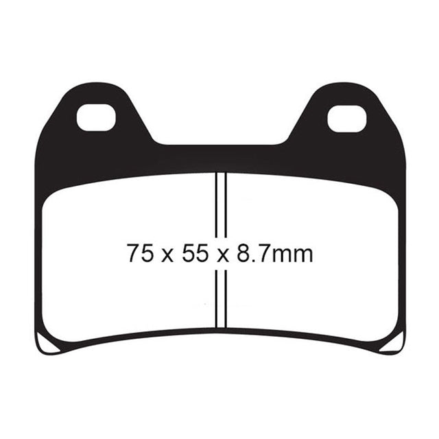 EBC BRAKE PADS EPFA SERIES EPFA244HH - DRIVEN Canada's Powersports 840655057529EPFA244HH