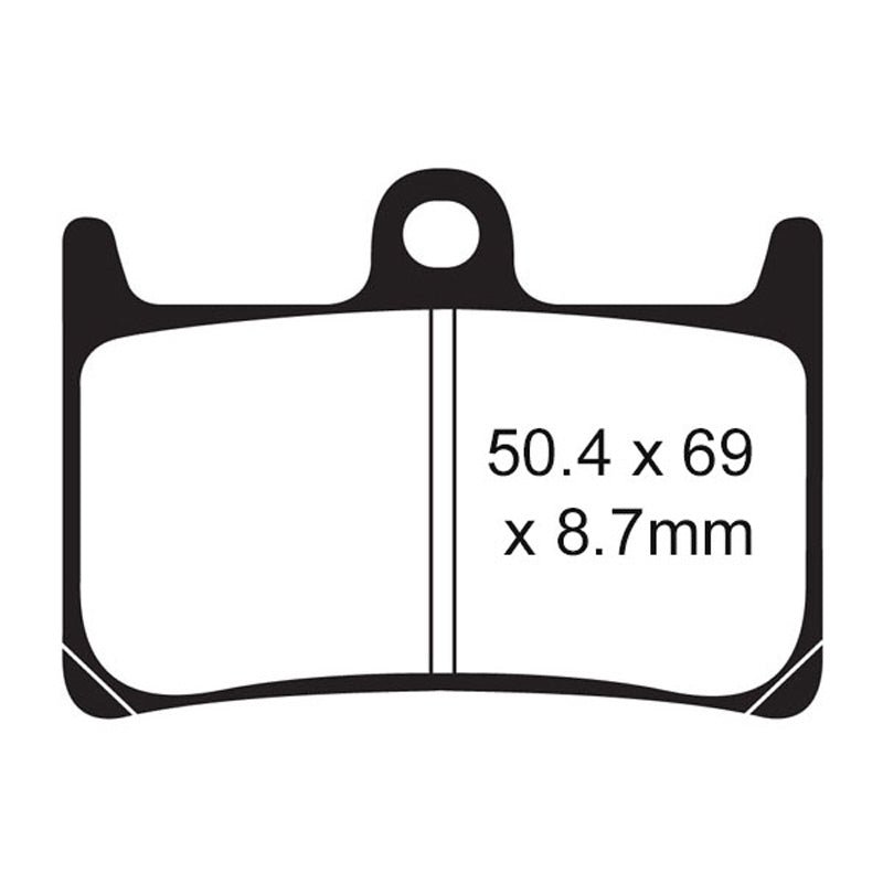 EBC BRAKE PADS EPFA SERIES EPFA380HH - DRIVEN Canada's Powersports 840655057680EPFA380HH