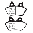 EBC BRAKE PADS EPFA SERIES EPFA400HH - DRIVEN Canada's Powersports 840655057734EPFA400HH