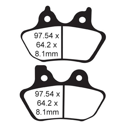 EBC BRAKE PADS EPFA SERIES EPFA400HH - DRIVEN Canada's Powersports 840655057734EPFA400HH