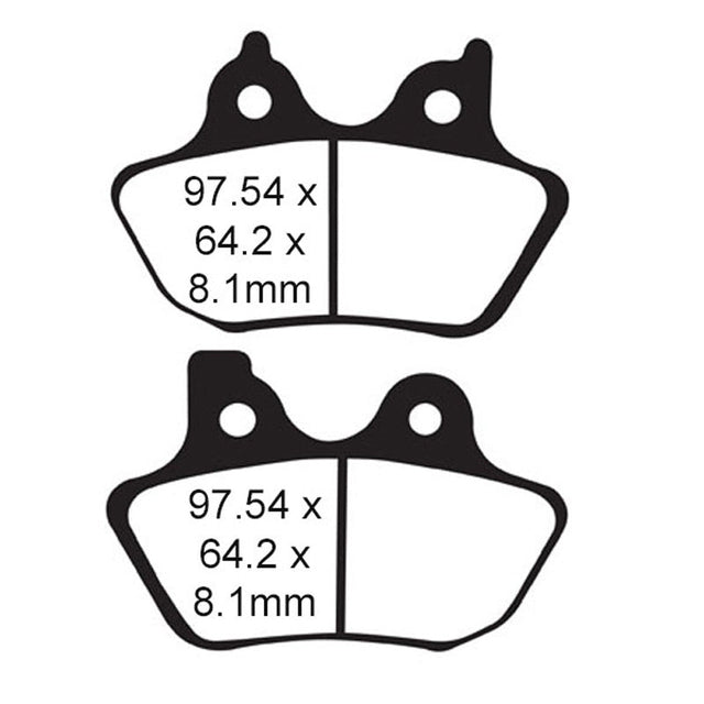 EBC BRAKE PADS EPFA SERIES EPFA400HH - DRIVEN Canada's Powersports 840655057734EPFA400HH