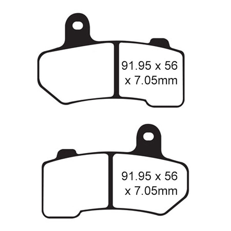 EBC BRAKE PADS EPFA SERIES EPFA409HH - DRIVEN Canada's Powersports 840655057765EPFA409HH