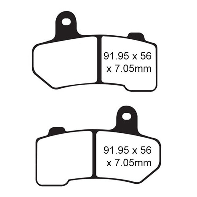 EBC BRAKE PADS EPFA SERIES EPFA409HH - DRIVEN Canada's Powersports 840655057765EPFA409HH