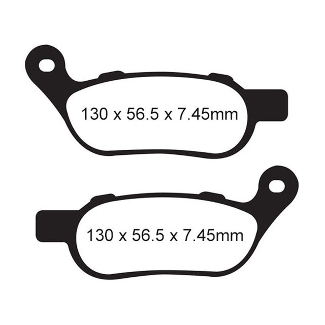 EBC BRAKE PADS EPFA SERIES EPFA458HH - DRIVEN Canada's Powersports 840655057871EPFA458HH