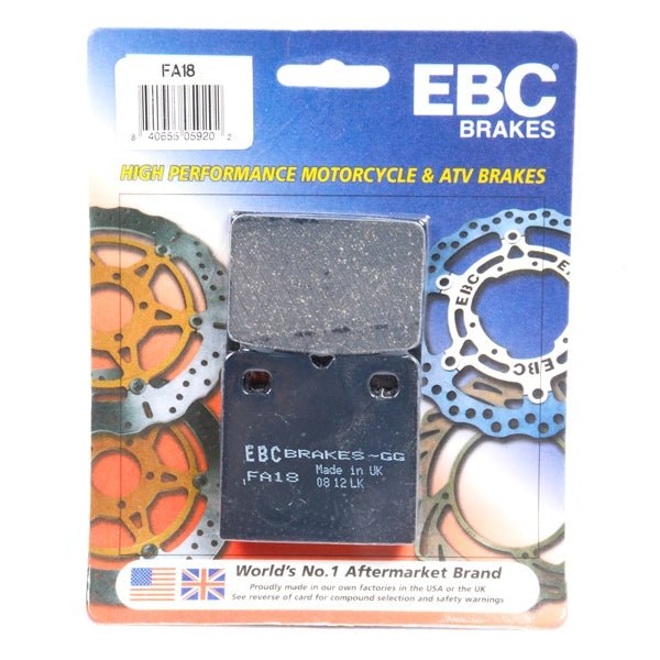 EBC BRAKE PADS FA SERIES FA18 - DRIVEN Canada's Powersports 010018FA18