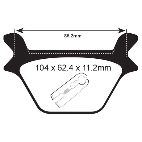 EBC BRAKE PADS FA SERIES FA200 - DRIVEN Canada's Powersports 010200FA200