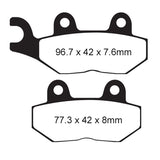 EBC BRAKE PADS FA SERIES FA214 - DRIVEN Canada's Powersports 010214FA214
