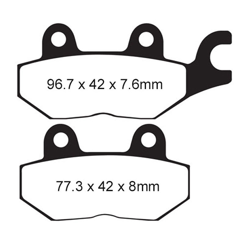 EBC BRAKE PADS FA SERIES FA215 - DRIVEN Canada's Powersports 840655059752FA215