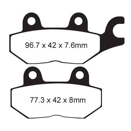 EBC BRAKE PADS FA SERIES FA215 - DRIVEN Canada's Powersports 840655059752FA215