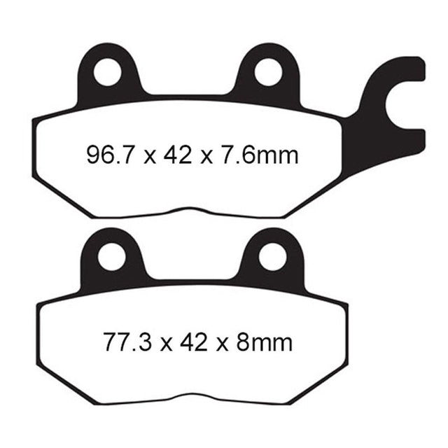 EBC BRAKE PADS FA SERIES FA215 - DRIVEN Canada's Powersports 840655059752FA215