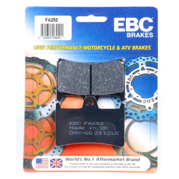 EBC BRAKE PADS FA SERIES FA252 - DRIVEN Canada's Powersports 840655069201FA252