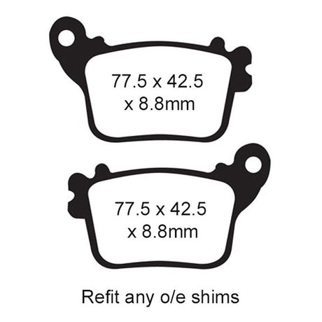 EBC BRAKE PADS FA SERIES FA436 - DRIVEN Canada's Powersports 847943014837FA436