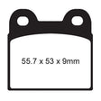 EBC BRAKE PADS FA SERIES FA57 - DRIVEN Canada's Powersports 840655078487FA57