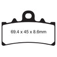 EBC BRAKE PADS FA SERIES FA606 - DRIVEN Canada's Powersports 840655078593FA606