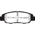 EBC BRAKE PADS FA SERIES FA670 - DRIVEN Canada's Powersports 889668097924FA670