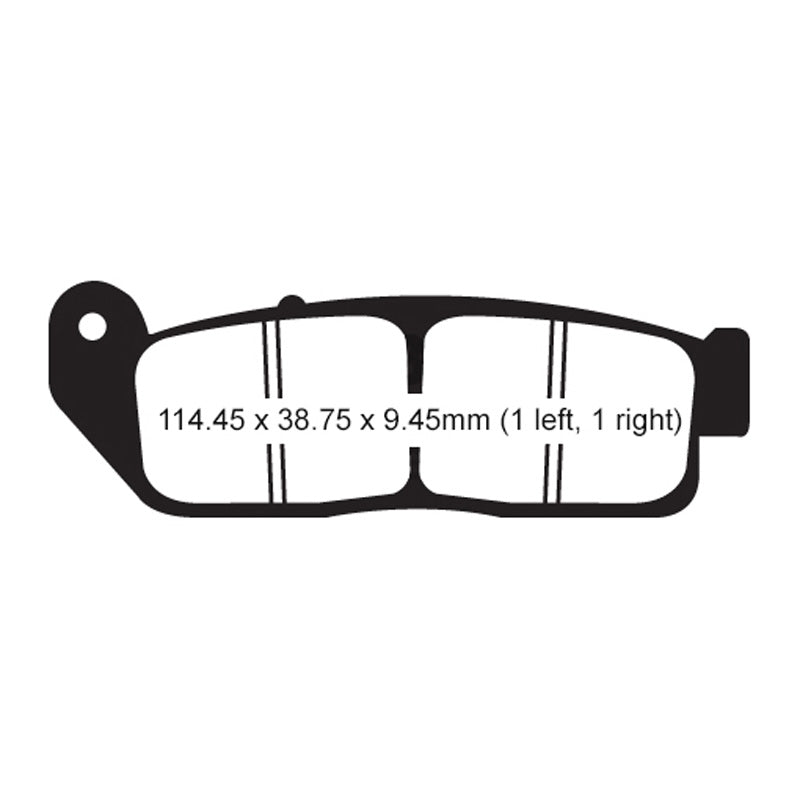 EBC BRAKE PADS FA SERIES FA672 - DRIVEN Canada's Powersports 889668097290FA672