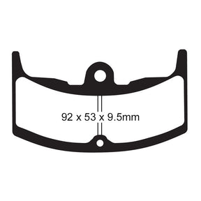 EBC BRAKE PADS FA SERIES FA80/2 - DRIVEN Canada's Powersports 840655078883FA80/2