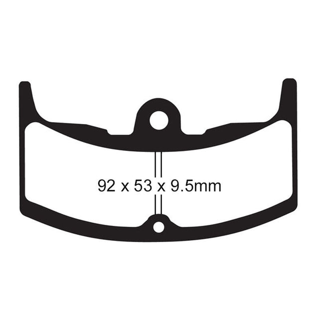 EBC BRAKE PADS FA SERIES FA80/2 - DRIVEN Canada's Powersports 840655078883FA80/2