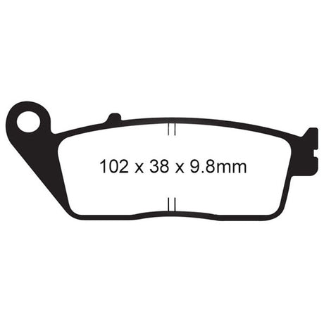 EBC BRAKE PADS HH SERIES FA196HH - DRIVEN Canada's Powersports 010196HHFA196HH