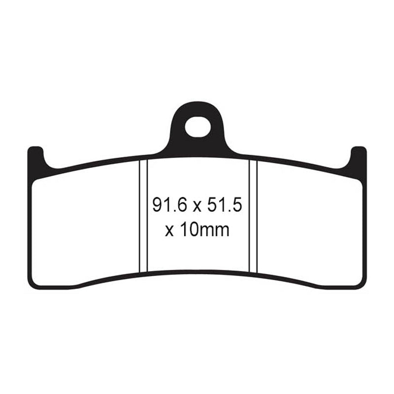 EBC BRAKE PADS HH SERIES FA249HH - DRIVEN Canada's Powersports 840655069188FA249HH