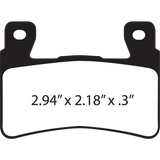 EBC BRAKE PADS HH SERIES FA296HH - DRIVEN Canada's Powersports 010296HHFA296HH