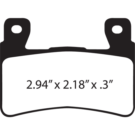 EBC BRAKE PADS HH SERIES FA296HH - DRIVEN Canada's Powersports 010296HHFA296HH