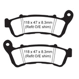 EBC BRAKE PADS HH SERIES FA388HH - DRIVEN Canada's Powersports 010388HHFA388HH