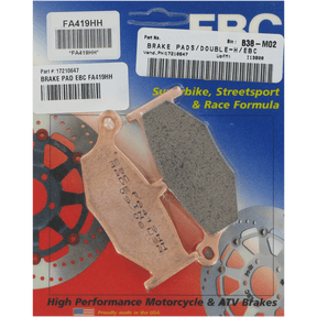EBC BRAKE PADS HH SERIES FA419HH - DRIVEN Canada's Powersports 010419HHFA419HH