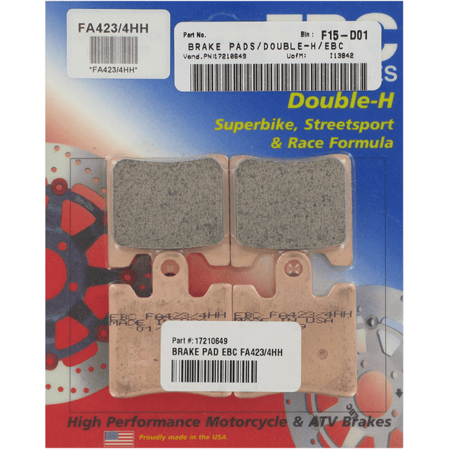 EBC BRAKE PADS HH SERIES FA423/4HH - DRIVEN Canada's Powersports 0104234HHFA423/4HH