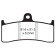 EBC BRAKE PADS HH SERIES FA424HH - DRIVEN Canada's Powersports 840655077633FA424HH