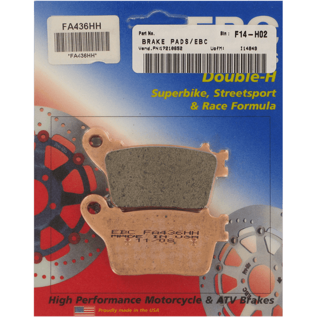 EBC BRAKE PADS HH SERIES FA436HH - DRIVEN Canada's Powersports 010436HHFA436HH