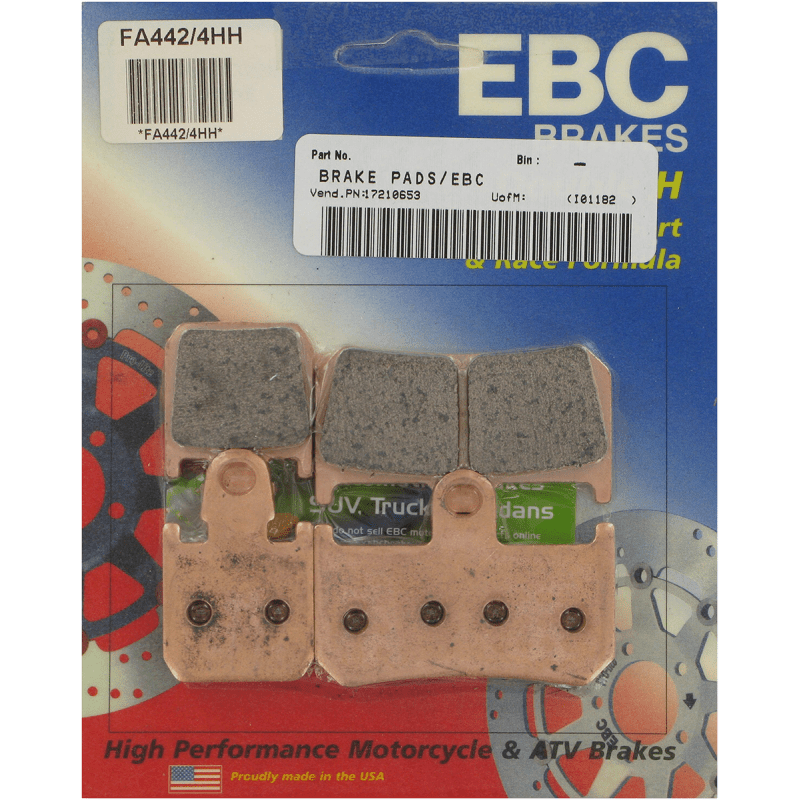 EBC BRAKE PADS HH SERIES FA442/4HH - DRIVEN Canada's Powersports 840655077862FA442/4HH