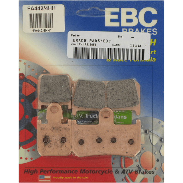 EBC BRAKE PADS HH SERIES FA442/4HH - DRIVEN Canada's Powersports 840655077862FA442/4HH