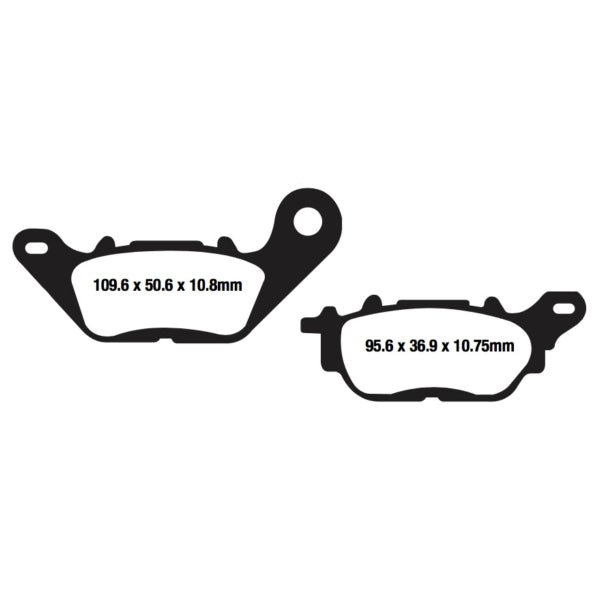 EBC BRAKE PADS HH SERIES FA662HH - DRIVEN Canada's Powersports 889668095838FA662HH