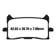 EBC BRAKE PADS HH SERIES FA679HH - DRIVEN Canada's Powersports 010679HHFA679HH