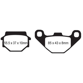 EBC BRAKE PADS HH SERIES FA67HH - DRIVEN Canada's Powersports 840655078678FA67HH