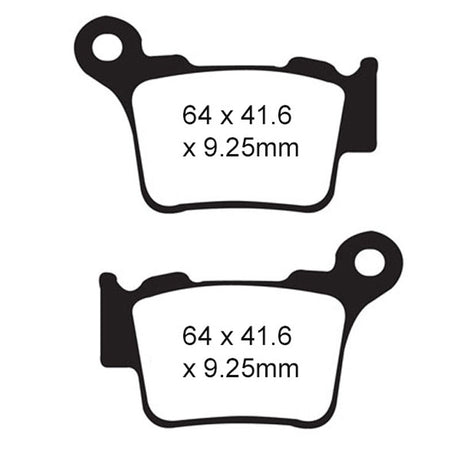 EBC BRAKE PADS MXS SERIES MXS368 - DRIVEN Canada's Powersports 010368MXSMXS368