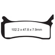 EBC BRAKE PADS MXS SERIES MXS406 - DRIVEN Canada's Powersports 847943007723MXS406